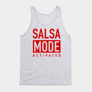 salsa mode - Activated - vintage red design Tank Top